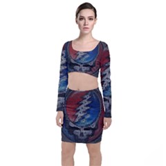 Grateful Dead Logo Top And Skirt Sets by Sudhe