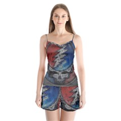 Grateful Dead Logo Satin Pajamas Set by Sudhe