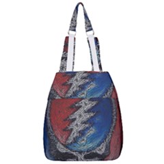 Grateful Dead Logo Center Zip Backpack by Sudhe