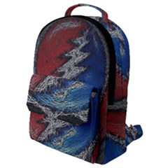 Grateful Dead Logo Flap Pocket Backpack (small) by Sudhe