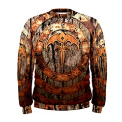 Queensryche Heavy Metal Hard Rock Bands Logo On Wood Men s Sweatshirt by Sudhe