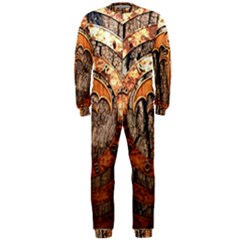 Queensryche Heavy Metal Hard Rock Bands Logo On Wood Onepiece Jumpsuit (men)  by Sudhe