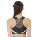 The Grateful Dead Sports Bra with Border View2