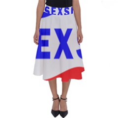 Sexsi Sexy Logo Perfect Length Midi Skirt by Sudhe