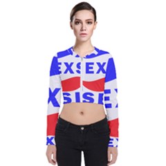 Sexsi Sexy Logo Long Sleeve Zip Up Bomber Jacket by Sudhe