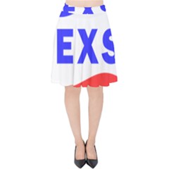 Sexsi Sexy Logo Velvet High Waist Skirt by Sudhe