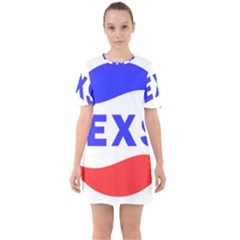 Sexsi Sexy Logo Sixties Short Sleeve Mini Dress by Sudhe