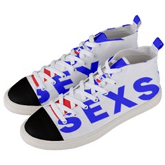 Sexsi Sexy Logo Men s Mid-top Canvas Sneakers by Sudhe