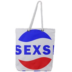 Sexsi Sexy Logo Full Print Rope Handle Tote (large) by Sudhe