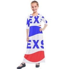 Sexsi Sexy Logo Kids  Quarter Sleeve Maxi Dress by Sudhe