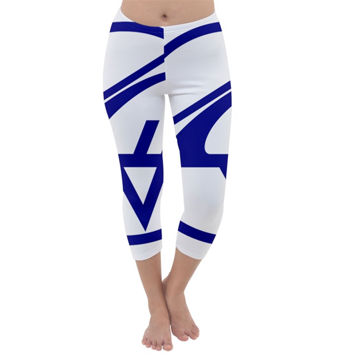 Sukhoi Aircraft Logo Capri Winter Leggings 