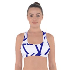 Sukhoi Aircraft Logo Cross Back Sports Bra by Sudhe