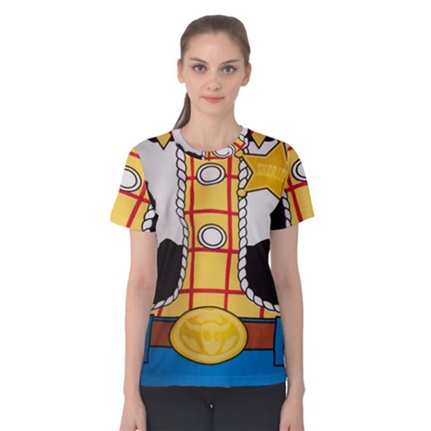 Woody Toy Story Women s Cotton Tee by Sudhe