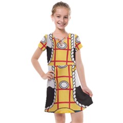 Woody Toy Story Kids  Cross Web Dress by Sudhe