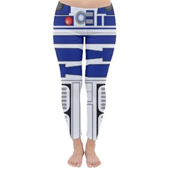 R2 Series Astromech Droid Classic Winter Leggings by Sudhe