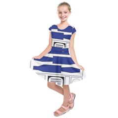 R2 Series Astromech Droid Kids  Short Sleeve Dress by Sudhe