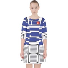 R2 Series Astromech Droid Pocket Dress by Sudhe