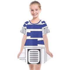 R2 Series Astromech Droid Kids  Smock Dress by Sudhe