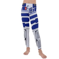 R2 Series Astromech Droid Kids  Lightweight Velour Leggings