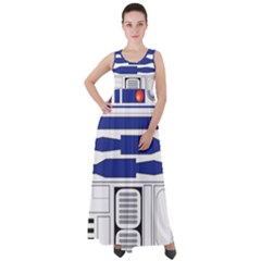 R2 Series Astromech Droid Empire Waist Velour Maxi Dress by Sudhe