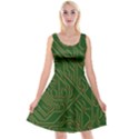 Circuit Board Electronics Draft Reversible Velvet Sleeveless Dress View1