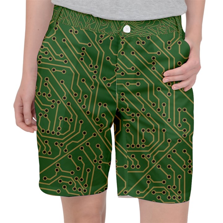 Circuit Board Electronics Draft Pocket Shorts