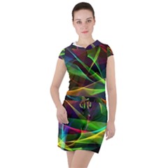 Colors Fiesta Festive Celebration Drawstring Hooded Dress by Pakrebo