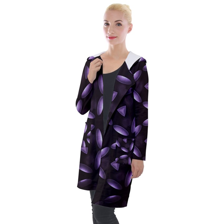 Digital Art Art Artwork Abstract Hooded Pocket Cardigan