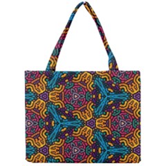 Grubby Colors Kaleidoscope Pattern Mini Tote Bag by Pakrebo