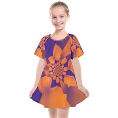 Digital Art Art Artwork Abstract Kids  Smock Dress by Pakrebo