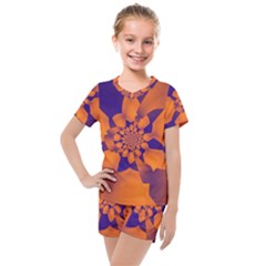 Digital Art Art Artwork Abstract Kids  Mesh Tee And Shorts Set