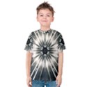 Abstract Fractal Pattern Lines Kids  Cotton Tee View1