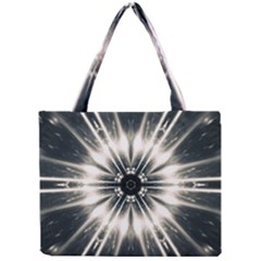 Abstract Fractal Pattern Lines Mini Tote Bag by Pakrebo