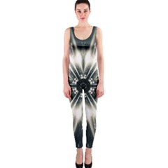 Abstract Fractal Pattern Lines One Piece Catsuit by Pakrebo