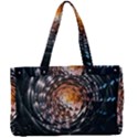 Abstract Fractal Pattern Galaxy Canvas Work Bag View1