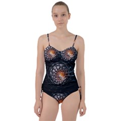 Abstract Fractal Pattern Galaxy Sweetheart Tankini Set by Pakrebo