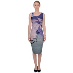 Digital Art Art Artwork Abstract Sleeveless Pencil Dress