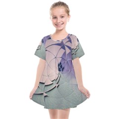 Digital Art Art Artwork Abstract Kids  Smock Dress by Pakrebo