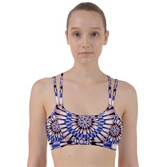 Digital Art Art Artwork Abstract Line Them Up Sports Bra by Pakrebo