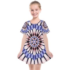 Digital Art Art Artwork Abstract Kids  Smock Dress by Pakrebo