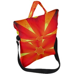 Digital Art Art Artwork Abstract Fold Over Handle Tote Bag by Pakrebo