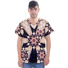 Digital Art Art Artwork Abstract Men s V-neck Scrub Top