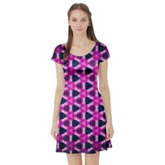 Digital Art Art Artwork Abstract Short Sleeve Skater Dress