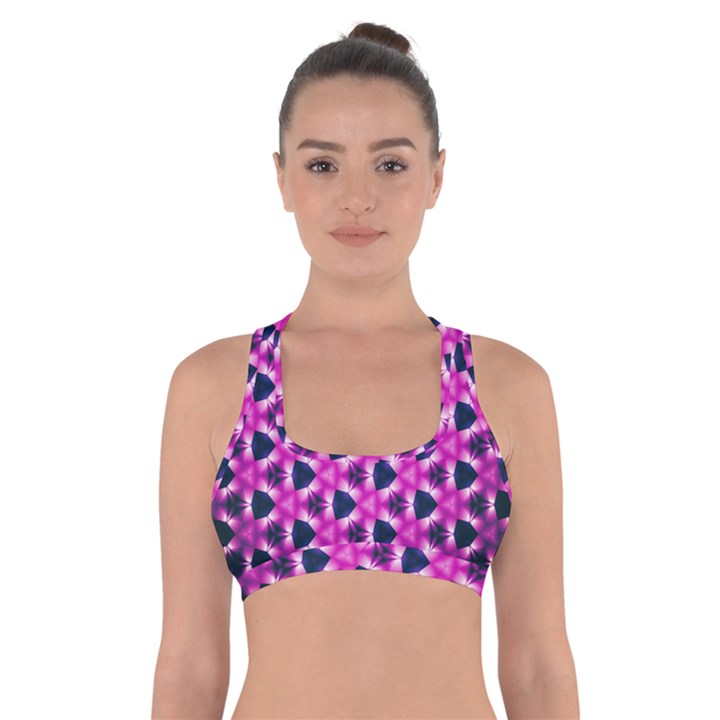 Digital Art Art Artwork Abstract Cross Back Sports Bra