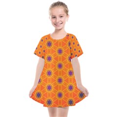 Texture Background Pattern Kids  Smock Dress by Pakrebo