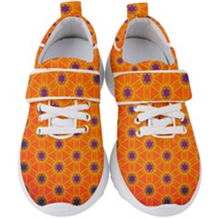 Texture Background Pattern Kids  Velcro Strap Shoes