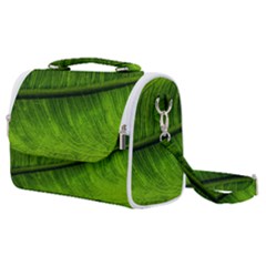 Green Leaf Plant Freshness Color Satchel Shoulder Bag