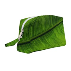 Green Leaf Plant Freshness Color Wristlet Pouch Bag (medium) by Pakrebo