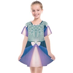 Digital Art Art Artwork Abstract Kids  Smock Dress by Pakrebo