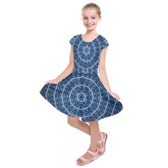 Digital Art Art Artwork Abstract Kids  Short Sleeve Dress